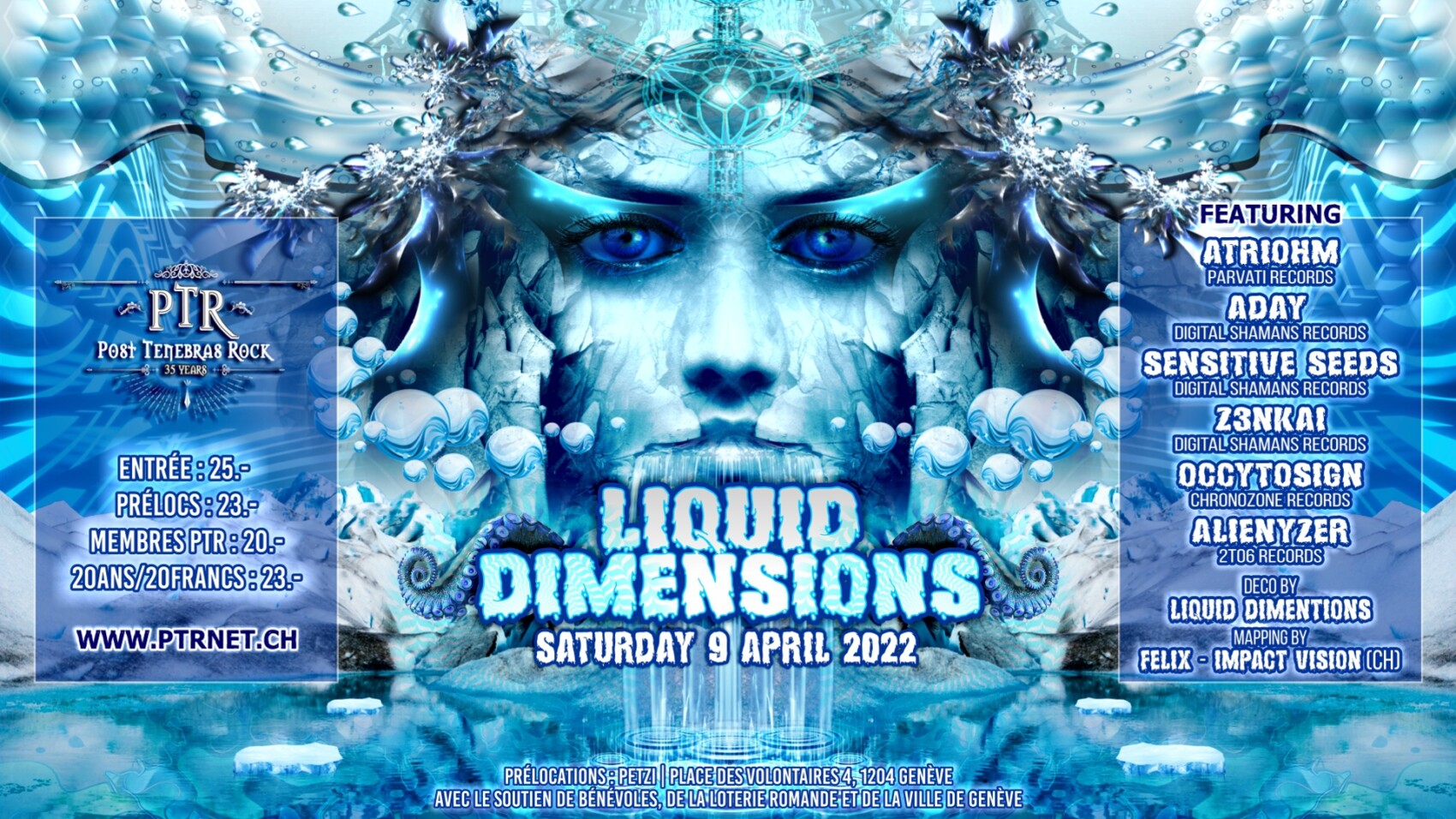 Liquid Dimensions - Atriohm, Aday, Sensitive Seeds, Occytosign, Z3nkai, Alienyzer