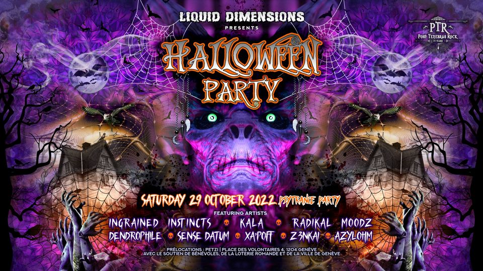 HALLOWEEN PSYTRANCE PARTY BY LIQUID DIMENSIONS