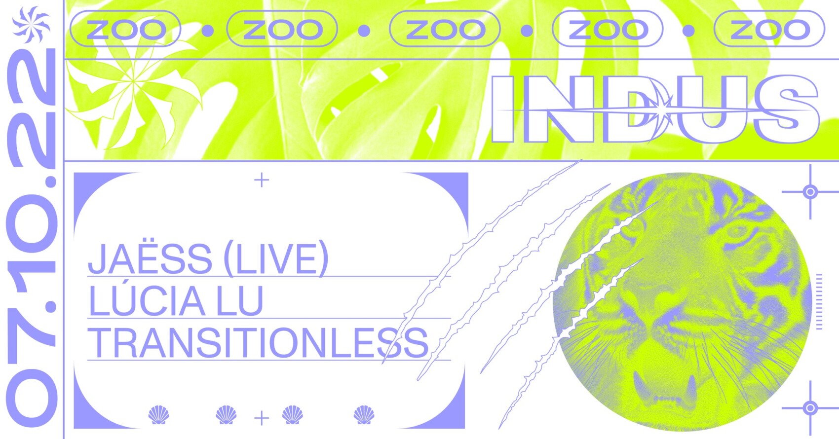 INDUS: Jaëss (live) + Lúcia Lu + Transitionless
