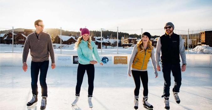 Ice skating & Fondue in a Yourte - All levels