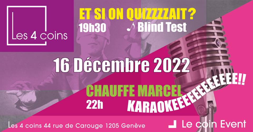 Blind test ET Karaoké