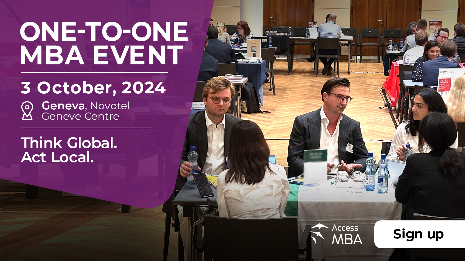 EXCLUSIVE MBA EVENT in GENEVA