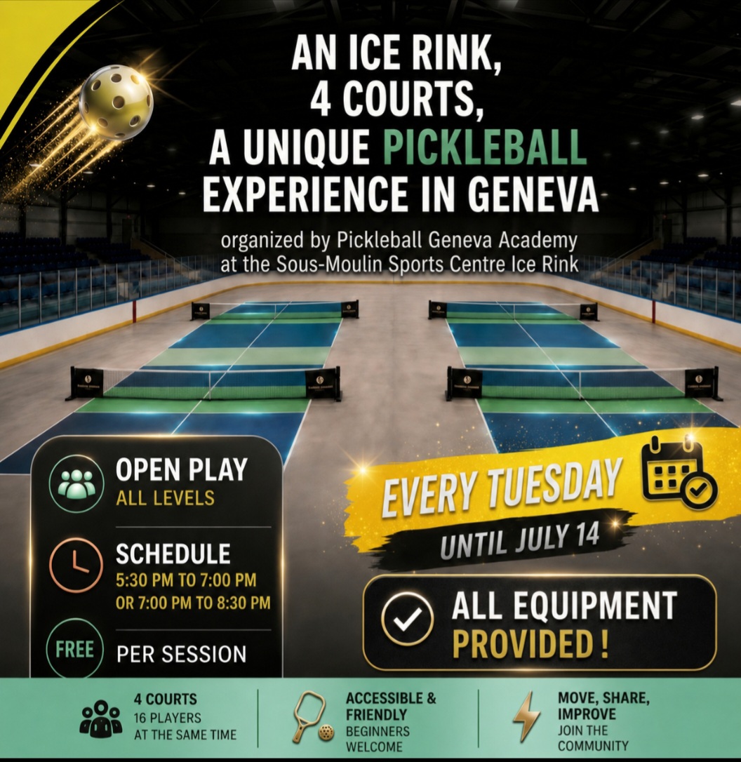 Pickleball at the Ice Rink